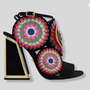(NEW) Kat Maconie Colorful Rainbow Frieda Heels Sz 41/10